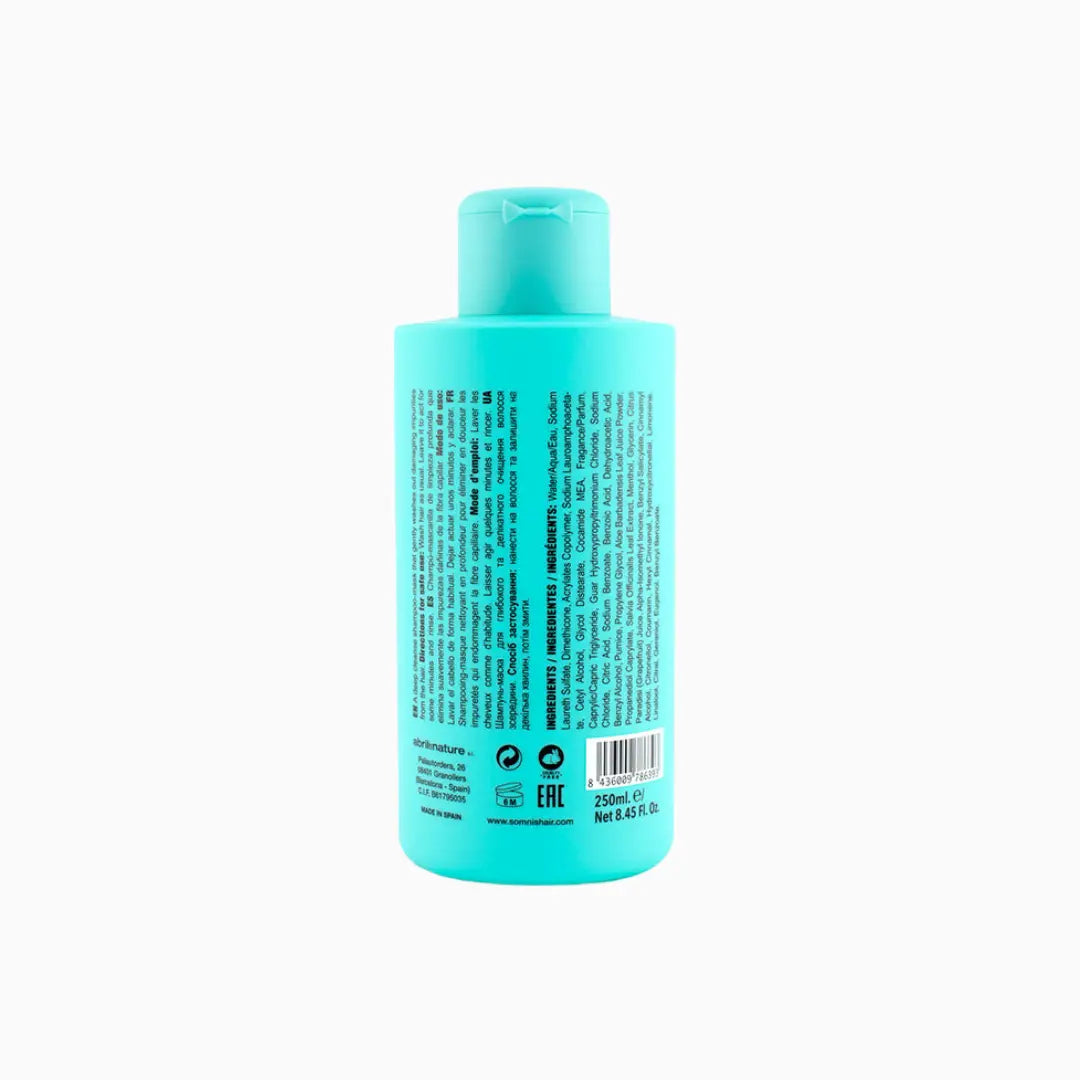 Somnis&Hair - Szampon&Maska 2w1 - Pure Detox/Oczyszczenie nº3 tył butelki